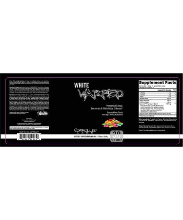 Controlled Labs White Warped Gummy Worms - 30 Servings | Energy & Focus Supplement - Buy Online on GoSupps.com
