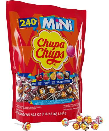 Chupa Chups Lollipops Mini Assorted Flavours 240 Count - Buy Online on GoSupps.com