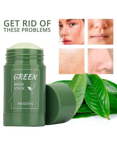 Green Tea Purifying Clay Stick Moisturizer for Oil Control & Deep Pore Cleanse - Beauty Shineverse (BS001) - Buy Online on GoSupps.com