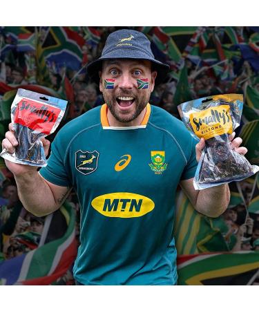  Smally's Biltong Smally's Biltong - Beef Sticks Jalapeno Beef Cabbage High Protein Beef Snack Air Dried South African Traditional Beef Sausage - 40g x 15 Packs - Buy Online on GoSupps.com