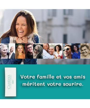 Cassiana Dental Holder with Toothpick - Biodegradable Travel Pack 100 Individual Bags for Easy Interdental Cleaning - Buy Online on GoSupps.com