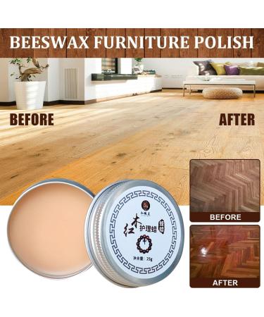 Wood Floor Wax Polish | Beewax Restorer Polishing Seasoning Wood 25g - Bees Waxing Furniture Polish for Home Furniture Protection Furniture Care Cle-ca - Buy Online on GoSupps.com