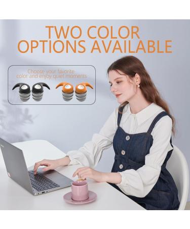 Buy Noise Cancelling Ear Plugs 2 Pairs Reusable Silicone Earplugs for Concerts Work & Travel Ultimate Hearing Protection for Adults - Buy Online on GoSupps.com