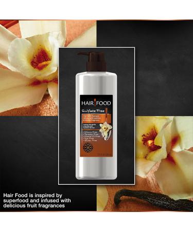 Buy Hair Food Sulfate-Free Hair Milk Shampoo with Jasmine & Vanilla 17.9 Fl Oz Nourishing & Moisturizing Formula for All Hair Types - Buy Online on GoSupps.com