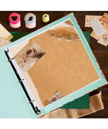 50 Pack 12.25x12.25 Clear Sheet Protectors for Scrapbook Refill Pages - Top Loading, Archival Safe Plastic Sleeves for Documents and Photos - Buy Online on GoSupps.com