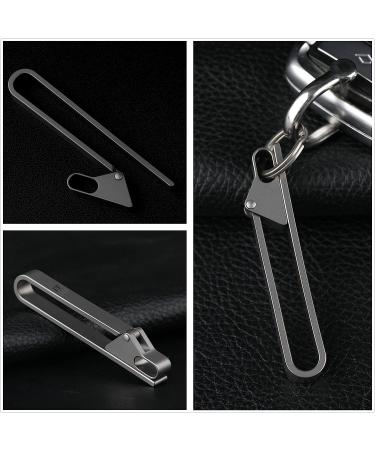 Bang Ti H6 Titanium Quick Release Keychain Clip Multi-Tool with Keyrings Kit - Buy Online on GoSupps.com