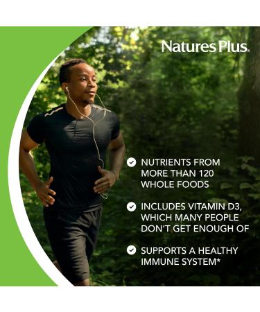 NaturesPlus Source of Life Gold Drink Mix Tropical Fruit Flavor - 1.2 lb - Multi-Vitamin Supplement - Blood Bone & Immune Support - Gluten Free - 30 Servings - Buy Online on GoSupps.com