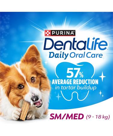 DentaLife Daily Oral Care Dog Treats for Small & Medium Breed Dogs - 507 g Pouch (1 Pack) 507 g (Pack of 1) - Buy Online on GoSupps.com