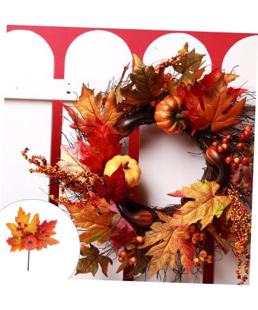 FUNOMOCYA 3pcs Maple Pumpkin Plugin Pumpkin Decor Pumpkins Decor Halloween Decoration Artificial Pumpkin Ornament Vases Home Decor Artificial Flower Garland Twig Wreath Thanksgiving Pumpkins - Buy Online on GoSupps.com
