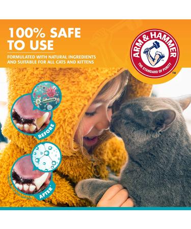 Arm & Hammer Cat Dental Care Kit - Water Additive & Oral Hygiene for Cats - Buy Online on GoSupps.com
