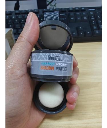 Gowwim Root Touch Up Hair Powder - Instant Hairline Color Shadow, 0.14oz (4g) Dark Brown Root Concealer - Buy Online on GoSupps.com