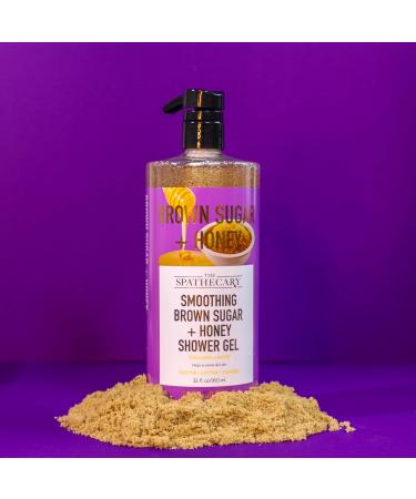 Buy Smoothing Brown Sugar + Honey Exfoliating Shower Gel with Collagen & Dates - 32.8 oz | International Shipping Available - Buy Online on GoSupps.com