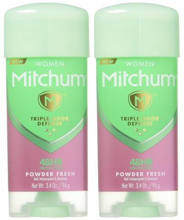 Mitchum For Women Advanced Control Clear Gel Deodorant - Shower Fresh 3.4oz (Pack of 2) | International Shipping Available - Buy Online on GoSupps.com
