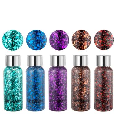 Glitter Face Festival Accessories Festival Glitzer Face Festival Outfit Women Festival Glitzer Glitzer Body Glitter Festival Birthday Makeup Long Lasting Sparkling