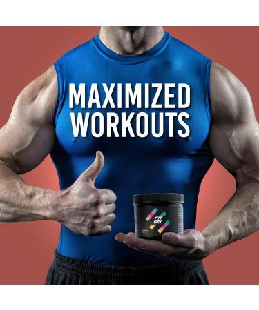 Fit Gel Workout Enhancer Sweat Gel Thermogenic Sweat Cream for Increased Circulation & Intense Perspiration | Pre-Workout Booster for Gym Running & Cardio Black New Formula 8.8 Ounce (Pack of 1) - Buy Online on GoSupps.com