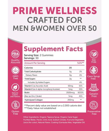 Lunakai USA Made Collagen & B12 Gummies Bundle for Adults 50+ Supports Skin Hair Joint Health & Energy Non-GMO Delicious Lemon & Orange Flavors 60ct Each - Buy Online on GoSupps.com