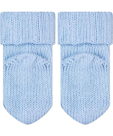 FALKE Unisex Baby Flausch Socks - Blue (Crystal Blue 6290) 12-18 Months - Buy Online on GoSupps.com