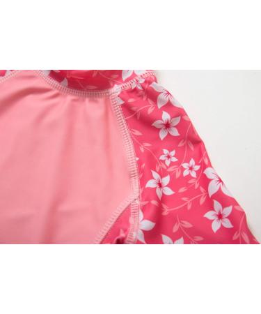 Bonverano Baby Girls UPF 50+ UV Protection Sunsuit with Sun Cap - Pink Flowers 18-24Months - Buy Online on GoSupps.com