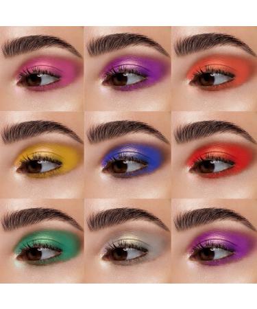 Ruby Kisses Eyeshadow Palette - Highly Pigmented 9 Shades Matte Shimmer Metallic Eye Makeup (Candy Pop) - Buy Online on GoSupps.com
