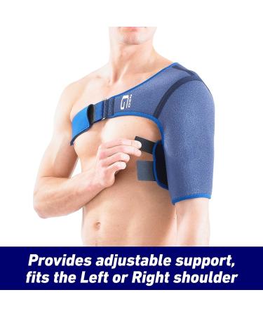 Neo-G Shoulder Support - Rotator Cuff Relief Brace for Men and Women | Adjustable Compression Strap - Class 1 Medical Device - Buy Online on GoSupps.com