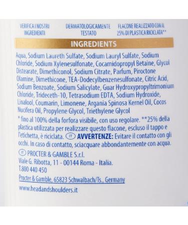 Head & Shoulders Supreme Hydrate Anti-Dandruff Shampoo with Argan Oil with Beautifying Ingredients 225 ml - Buy Online on GoSupps.com
