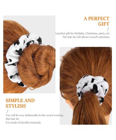 PRETYZOOM 5Pcs Cow Hair Scrunchies - Christmas Ponytail Holders for Chinese New Year Celebration - Buy Online on GoSupps.com