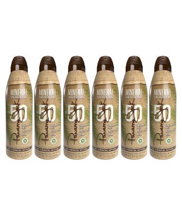 Panama Jack Mineral Sunscreen Spray - SPF 50 Broad Spectrum UVA/UVB Protection Vegan Fragrance & Cruelty Free (Pack of 1) 5.5 Fl Oz (Pack of 1) - Buy Online on GoSupps.com