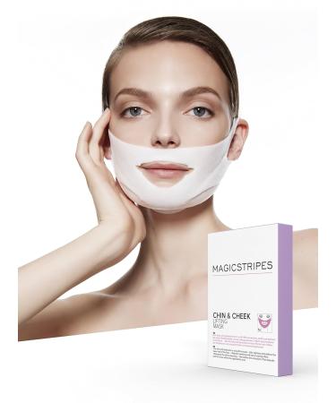 Magicstripes Chin and Cheek Lifting Mask | Firming & Sculpting | Single Mask for All Skin Types - International Shipping Available - Buy Online on GoSupps.com