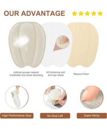 Riootlnm Tongue Pads for Shoes - Comfort Heel Grips & Inserts for Loose Shoes - Pain Relief & Cushioning - Multicolor - Buy Online on GoSupps.com