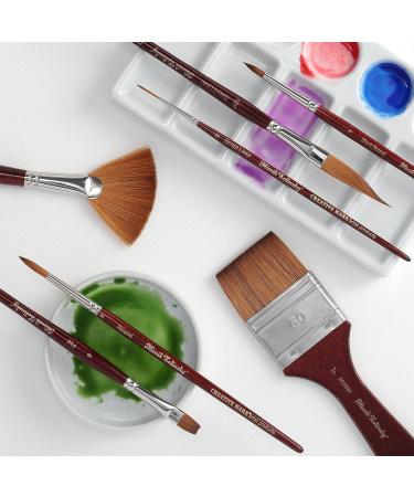 Creative Mark Mimik Kolinsky Synthetic Sable Brushes - Professional Quality for Artists and Students - Flat - Size 2 - Buy Online on GoSupps.com