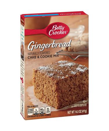 Betty Crocker Gingerbread Cake & Cookie Mix - 14.5 oz - 2 pk Gingerbread 14.5 Ounce (Pack of 2) - Buy Online on GoSupps.com