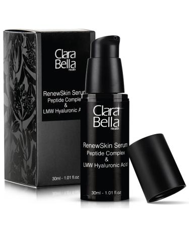Clara Bella Health RenewSkin Serum Peptide Complex & LMW Hyaluronic Acid 1.01 fl oz