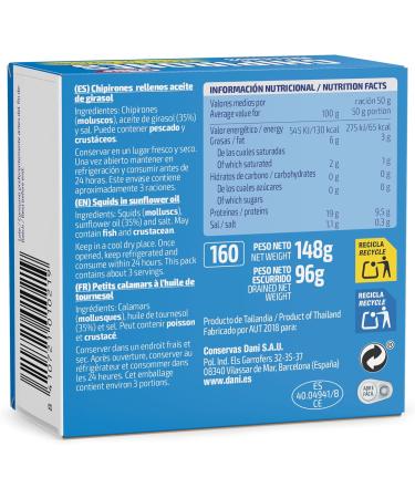 Whole squid calamari cuttlefish delicious appetizer (Pack of 3 boxes) - Buy Online on GoSupps.com