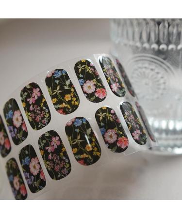 Semi Cured Gel Nail Strips - 20pcs Salon Quality DIY Nail Stickers | Easy Application | UV Light Required | Nightfall Fragrance - Buy Online on GoSupps.com