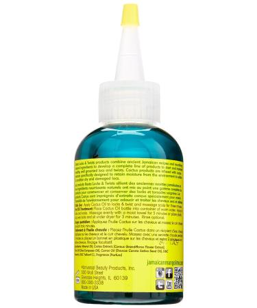 Jamaican Mango & Lime Cactus Oil 4 Oz - Nourishing Hair Treatment - Buy Online on GoSupps.com