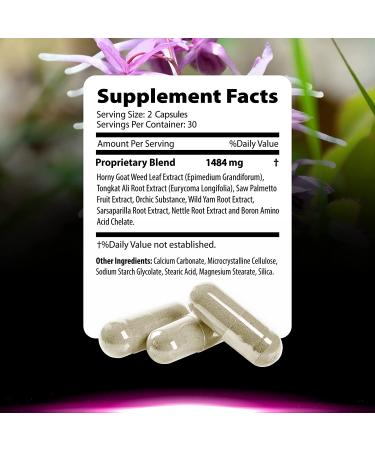 Testosterone Booster for Men - Enhance Stamina, Endurance & Strength - 60 Capsules - Buy Online on GoSupps.com