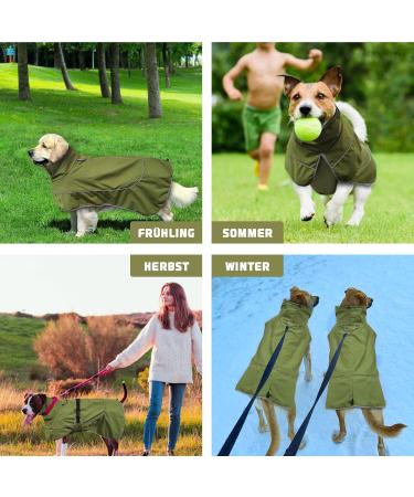 Wufanc Waterproof Dog Coat | Reflective Jacket with Adjustable Closure for All Seasons | Comfortable Protection for Indoor & Outdoor Activities - Buy Online on GoSupps.com