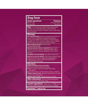 Chloraseptic Max Strength Sore Throat Spray - Wild Berries Flavor - 4.0 fl oz - Buy Online on GoSupps.com