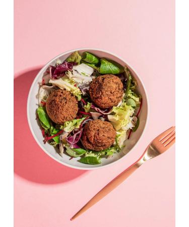 Koro Bio Falafel Mix 1kg - Ready-Made Vegan Chickpea Balls - Organic & Quick 10-Minute Preparation - Buy Online Worldwide - Buy Online on GoSupps.com