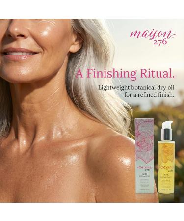 Maison 276 No. 8 Botaniques Multi-Purpose Moroccan Oil Moisturizer for Face Body & Hair After Bath & Shower Body Oil For Women & Men Paraben Free Sulfate Free 4 Fl Oz - Buy Online on GoSupps.com