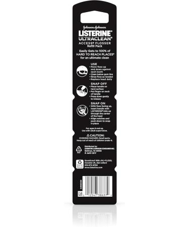 Listerine Ultraclean Access Disposable Flosser Refill Heads - 28 ct | Effective Plaque Removal & Oral Hygiene Solution - Buy Online on GoSupps.com