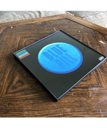 Framed Travis Scott Blue Pill Album Cover 8x8 - Premium Wall Art for Music Lovers | International Shipping Available - Buy Online on GoSupps.com