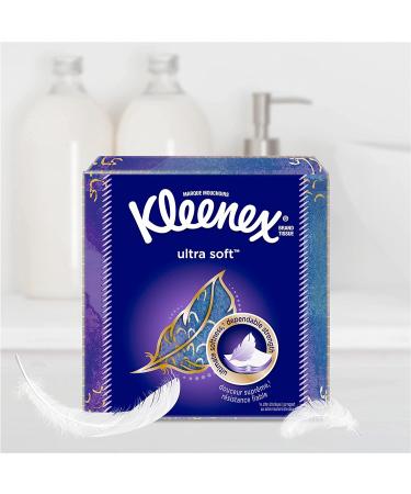 Kleenex Ultra Soft Facial Tissues - 65 Count x 4 packs (260 Total Tissues) - Gentle on Skin - Buy Online on GoSupps.com