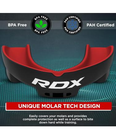 RDX Mouth Protection for Martial Arts | Tooth Protection for Sports | Ideal for MMA Kickboxing Football & More | Junior Size (Under 12) | Includes Storage Box - Buy Online on GoSupps.com