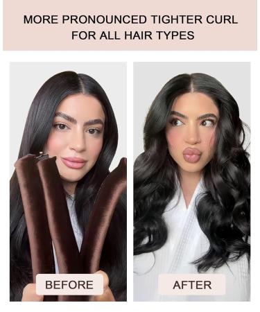 Little Velvet Overnight Blowout - 3 Rods Heatless Hair Curler for Satin Curls | No Heat Hair Rollers for Short and Long Hair Styling - Buy Online on GoSupps.com