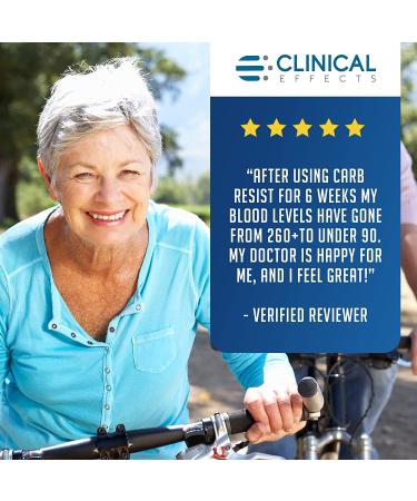 Clinical Effects Carb Resist - Carb Blocker with Vitamin C - 60 Capsules | Ideal for Keto or Low Carb Lifestyle | Supports Heart Health & Weight Management - Buy Online on GoSupps.com