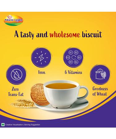 Sunfeast Marie Light Rich Taste Bag 1kg - Premium Quality Biscuits for Snacking - Buy Online on GoSupps.com
