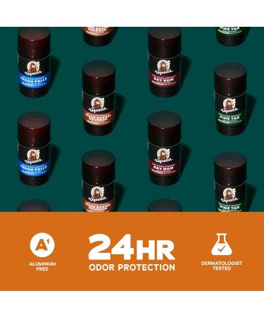 Dr. Squatch Natural Deodorant for Men 2 Pack Wood Barrel Bourbon Odor-Squatching Men's Deodorant Aluminum Free (2.65 oz 2 Pack) - Buy Online on GoSupps.com