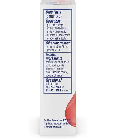 Visine Original Redness Relief Eye Drops | 0.5 Fl. Oz - Buy Online on GoSupps.com