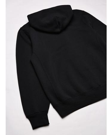 Russell Athletic Men's Dri-Power Fleece Hoodie - Moisture Wicking Cotton Blend, Relaxed Fit - Black, Size L - Buy Online on GoSupps.com
